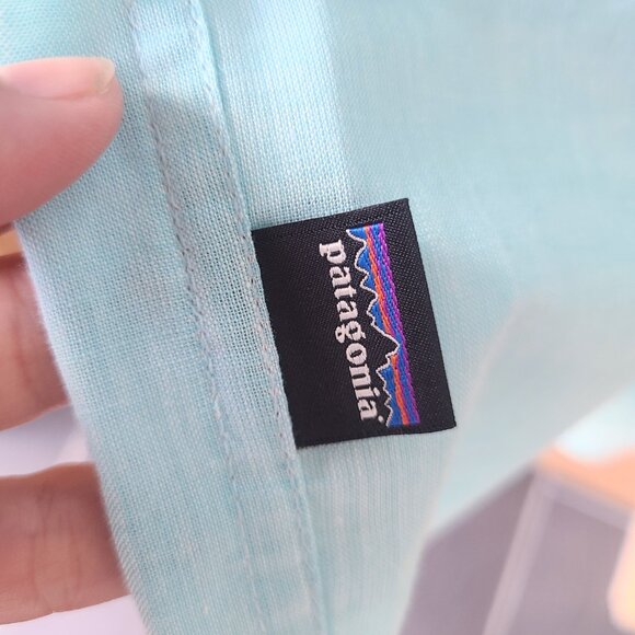 Patagonia Bluffside Cotton Light Blue Short Sleeve Casual Button Down Shirt XXL - Picture 5 of 7